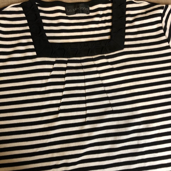 shirt black white tops - Picture 2 of 4